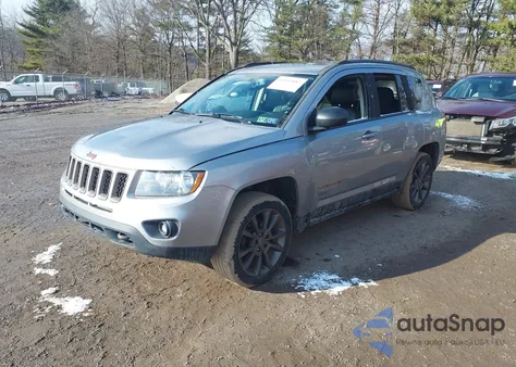 2016 Jeep Compass 75Th Anniversary из США, поврежденный, VIN 1C4NJDBB8GD737183